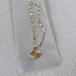 Oceanus▪️Gold Shell Necklace
